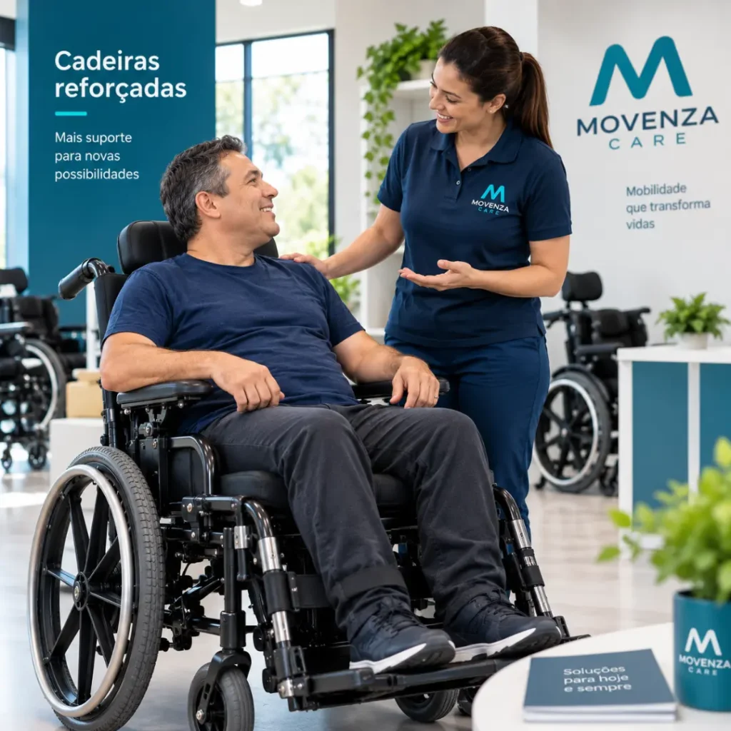cadeira de rodas com apoio elevatorio